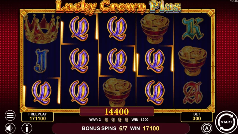 Lucky Crown Plus - win in the bonus game